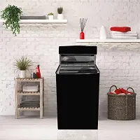 Star Weaves Top Load Washing Machine Cover Suitable for Samsung 6 kg, 6.2 Kg, 6.5 Kg, 7 Kg, 7.5 Kg (58cmsX58cmsX88cms) , Black Color-thumb2