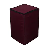 Star Weaves Top Load Washing Machine Cover Suitable for Samsung 6 kg, 6.2 Kg, 6.5 Kg, 7 Kg, 7.5 Kg (58cmsX58cmsX88cms) , Maroon Color-thumb2