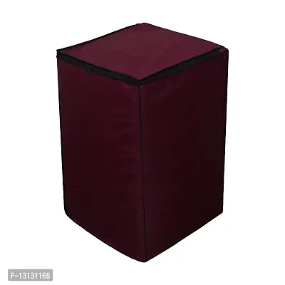 Star Weaves Top Load Washing Machine Cover Suitable for Samsung 6 kg, 6.2 Kg, 6.5 Kg, 7 Kg, 7.5 Kg (58cmsX58cmsX88cms) , Maroon Color-thumb3