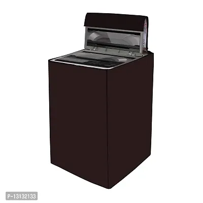 Star Weaves Washing Machine Cover For Fully Automatic Top Load LG T9077NEDL1 8Kg Model - Waterproof & Dustproof Cover, Brown