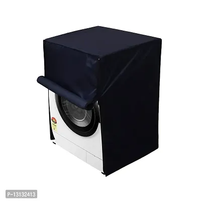 Star Weaves Washing Machine Cover for Samsung 8 Kg Fully-Automatic Front Loading WW80T504NAW - Waterproof & Dustproof Cover Darkblue-thumb0