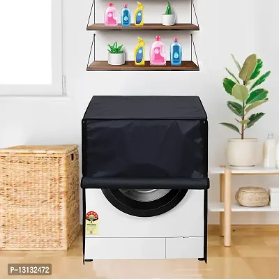 Star Weaves Washing Machine Cover for LG 8 Kg Fully-Automatic Front Loading F1496TDP23 - Waterproof  Dustproof Cover Grey-thumb3