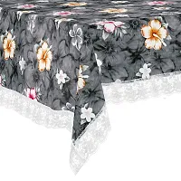 Star Weaves Dining Table Cover Big Size 8-10 Seater - Waterproof & Dustproof 8-10 Seater Table Cover with Lace 60x108 Inches KUM87-thumb4