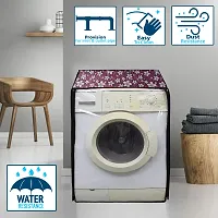 Star Weaves Front Load Washing Machine Cover for LG 5.5 Kg, 6 Kg & 6.5 Kg (60cmsX53cmsX86cms) | Waterproof & Dust-Proof Front Load Washing Machine Cover, KUM112-thumb1