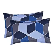 Star Weaves Pillow Covers Set of 4 Cotton Combo - 17 x 27 | 200 TC Microfiber Standard Size Pillow Cover Combo - 17 x 27 Inches | Cotton Pillow Covers Set | Printed Pillow Covers (2 Pairs)-thumb1