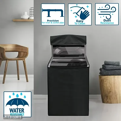 Star Weaves Washing Machine Cover for Fully Automatic Top Load Samsung WA60M4100HY | TL 6Kg Model - Waterproof & Dustproof Cover, Military Color-thumb2