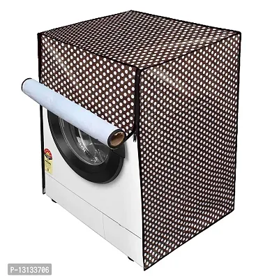 Star Weaves Washing Machine Cover for Samsung 8 Kg Fully-Automatic Front Loading WW80K5210WW - Waterproof & Dustproof Cover KUM28