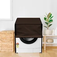 Star Weaves Waterproof Washing Machine Cover Compatible for 7Kg Front load Bosch WAK24268IN Serie 4 - Coffee-thumb4