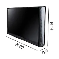 Star Weaves Transparent led tv Cover for LG 24 inches led tvs (All Models) - Dustproof Television Cover Protector for 24 Inch LCD, LED, Plasma Television-thumb1