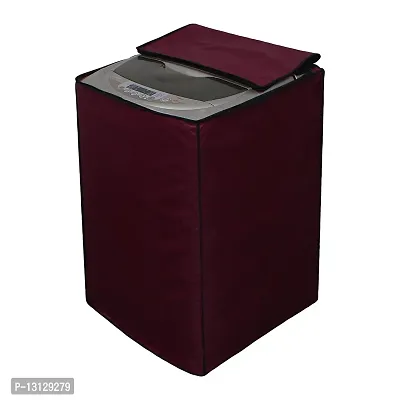 Star Weaves Washing Machine Cover For Fully Automatic Top Load IFB TL-RCG6.5 Aqua 6.5Kg Model - Waterproof & Dustproof Cover, Maroon Color