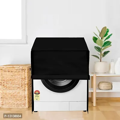 Star Weaves Waterproof Washing Machine Cover Compatible for 7Kg Front load Bosch WAK24268IN Serie 4 - Black-thumb5