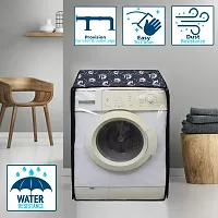 Star Weaves Front Load Washing Machine Cover for LG 5.5 Kg, 6 Kg & 6.5 Kg (60cmsX53cmsX86cms) | Waterproof & Dust-Proof Front Load Washing Machine Cover, KUM05-thumb1