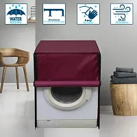 Star Weaves Waterproof Washing Machine Cover Compatible for 7Kg Front load Bosch WAK24268IN Serie 4 - Maroon-thumb2