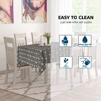 Star Weaves Dining Table Cover 6 Seater Printed Table Cover Without Lace Size 60""x90"" Inches - Waterpoof & Dustproof High Qualtiy Made in India Table Cover,KUM110-thumb2