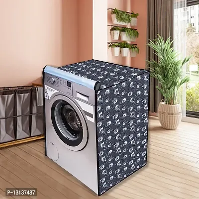 Star Weaves Front Load Washing Machine Cover for LG 5.5 Kg, 6 Kg & 6.5 Kg (60cmsX53cmsX86cms) | Waterproof & Dust-Proof Front Load Washing Machine Cover, KUM05-thumb3