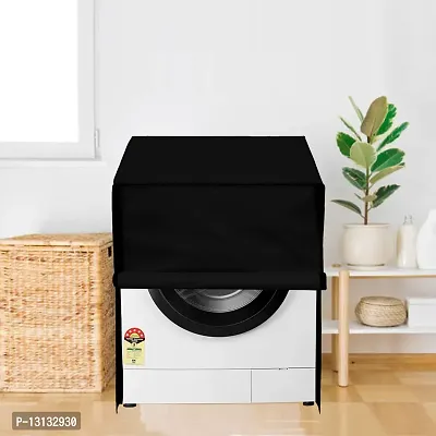 Star Weaves Washing Machine Cover for Bosch 6 Kg Fully-Automatic Front Load WAB16060IN - Waterproof & Dustproof Cover Black-thumb5