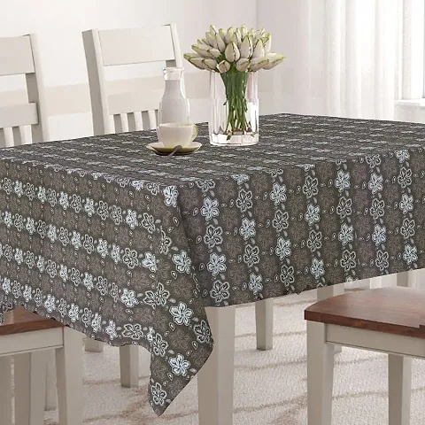 Star Weaves Dining Table Cover 6 Seater Printed Table Cover Without Lace Size 60""x90"" Inches - Waterpoof & Dustproof High Qualtiy Made in India Table Cover_P4