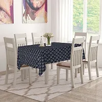 Star Weaves Dining Table Cover 6 Seater Printed Table Cover Without Lace Size 60""x90"" Inches - Waterpoof & Dustproof High Qualtiy Made in India Table Cover,KUM17-thumb1