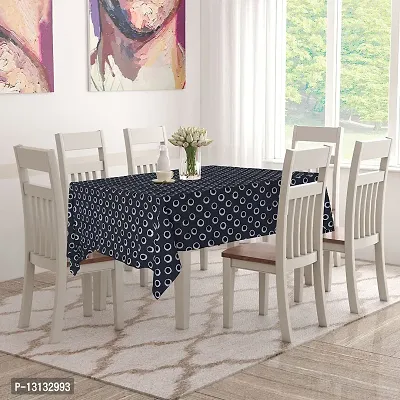 Star Weaves Dining Table Cover 6 Seater Printed Table Cover Without Lace Size 60""x90"" Inches - Waterpoof & Dustproof High Qualtiy Made in India Table Cover,KUM17-thumb2