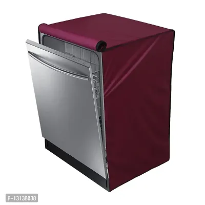 Star Weaves Water Proof Cover Suitable for Dishwashers (Suitable for 12, 13 & 14 Place Settings of Bosch | SEIMENS | LG | ELICA | IFB Neptune | Media | Faber Brands), Maroon