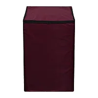 Star Weaves Top Load Washing Machine Cover Suitable for Samsung 6 kg, 6.2 Kg, 6.5 Kg, 7 Kg, 7.5 Kg (58cmsX58cmsX88cms) , Maroon Color-thumb4