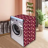 Star Weaves Front Load Washing Machine Cover for LG 5.5 Kg, 6 Kg & 6.5 Kg (60cmsX53cmsX86cms) | Waterproof & Dust-Proof Front Load Washing Machine Cover, KUM88-thumb2