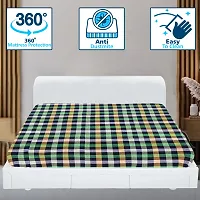Star Weaves Cotton Mattress Cover for Single Size Bed - Mattress Protector Cover with Zip | Chain M02-thumb1