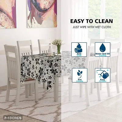 Star Weaves Dining Table Cover 6 Seater Printed Table Cover Without Lace Size 60""x90"" Inches - Waterpoof & Dustproof High Qualtiy Made in India Table Cover,KUM97-thumb4