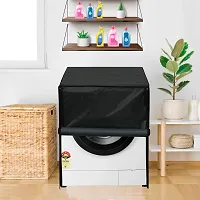 Star Weaves Washing Machine Cover Compatible for Front Load IFB Executive Plus VX ID 8.5 kg - Military-thumb2