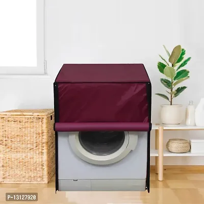 Star Weaves Waterproof Washing Machine Cover Compatible for 7Kg Front load Bosch WAK24268IN Serie 4 - Maroon-thumb5