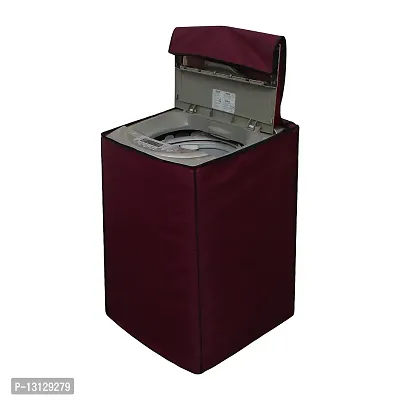 Star Weaves Washing Machine Cover For Fully Automatic Top Load IFB TL-RCG6.5 Aqua 6.5Kg Model - Waterproof & Dustproof Cover, Maroon Color-thumb2