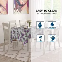 Star Weaves Dining Table Cover 6 Seater Printed Table Cover Without Lace Size 60""x90"" Inches - Waterpoof & Dustproof High Qualtiy Made in India Table Cover,KUM132-thumb2