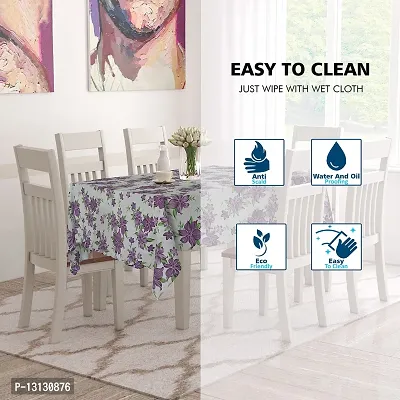 Star Weaves Dining Table Cover 6 Seater Printed Table Cover Without Lace Size 60""x90"" Inches - Waterpoof & Dustproof High Qualtiy Made in India Table Cover,KUM132-thumb3