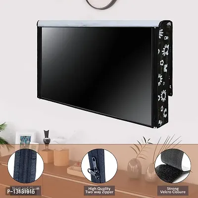 Star Weaves Printed led tv Cover Compatible for 43 inches led tvs (All Models) - Dustproof Television Cover Protector for 43 Inch LCD, LED, Plasma Television - KUM52-thumb2