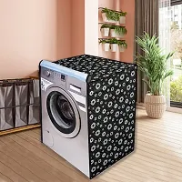 Star Weaves Front Load Washing Machine Cover for LG 5.5 Kg, 6 Kg & 6.5 Kg (60cmsX53cmsX86cms) | Waterproof & Dust-Proof Front Load Washing Machine Cover, KUM52-thumb2