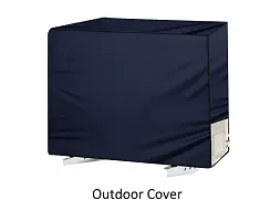 Star Weaves AC Cover Waterproof Set for 1.5 Ton Capacity | All Weather Covers | Protection from Dusts Insects Corrosion | Winter Friendly | Attractive Digital Prints | Indoor Outdoor AC Protector,Blue-thumb3
