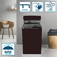 Star Weaves Washing Machine Cover For Fully Automatic Top Load LG T9077NEDL1 8Kg Model - Waterproof & Dustproof Cover, Brown-thumb3