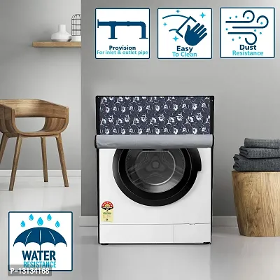 Star Weaves Washing Machine Cover for Samsung 8 Kg Fully-Automatic Front Loading WW80K54E0WW - Waterproof  Dustproof Cover KUM05-thumb5