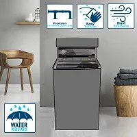 Star Weaves Washing Machine Cover For Fully Automatic Top Load LG T9077NEDL1 8Kg Model - Waterproof & Dustproof Cover, Grey-thumb3