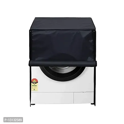 Star Weaves Washing Machine Cover for LG 8 Kg Fully-Automatic Front Loading FHT1208SWW - Waterproof & Dustproof Cover Grey-thumb4