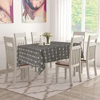 Star Weaves Dining Table Cover 6 Seater Printed Table Cover Without Lace Size 60""x90"" Inches - Waterpoof & Dustproof High Qualtiy Made in India Table Cover,KUM110-thumb1