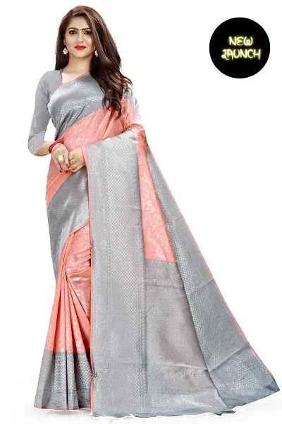 Kanjeevaram Silk Saree Traditional Women's Wedding Piece Bollywood Designer