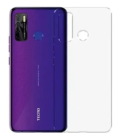 OO LALA JI Crystal Clear for Tecno Camon 15 Back Cover Transparent