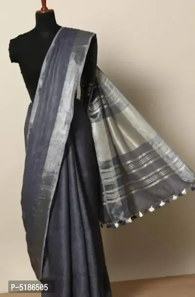 Latest Attractive Cotton Saree with Blouse piece-thumb0