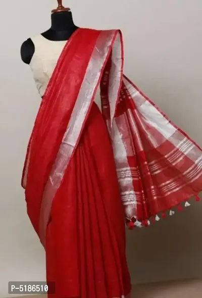 Latest Attractive Cotton Saree with Blouse piece