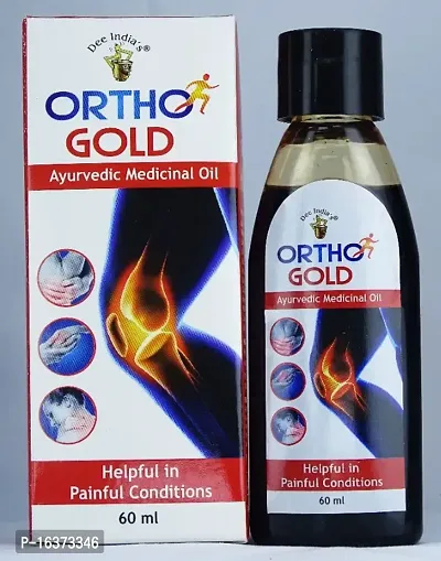 Dee india Herbals Ortho Gold Ayurvedic Medicinal oil ( 60 ml) Pack Of 1