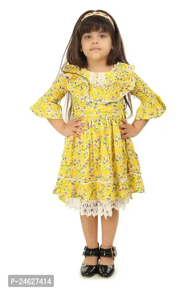 Fabulous Cotton Fit And Flare Dress For Girls