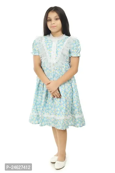 Fabulous Cotton Fit And Flare Dress For Girls