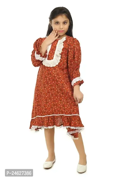 Fabulous Cotton Fit And Flare Dress For Girls