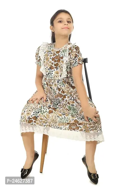 Fabulous Cotton Fit And Flare Dress For Girls-thumb2